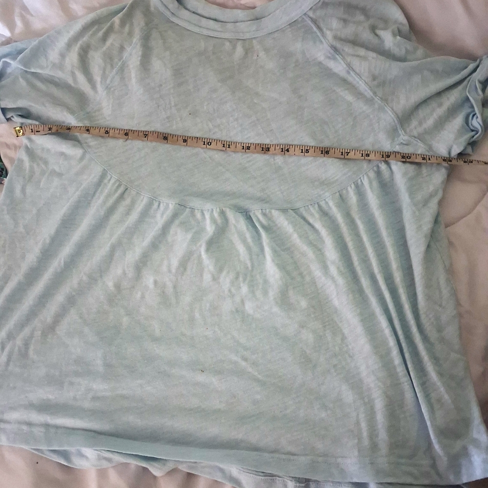 American Eagle Light Blue Babydoll Top - Women's XXL